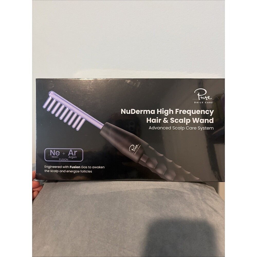 Pure Daily Care NuDerma High Frequency Hair & Scalp Wand Neon + Argon